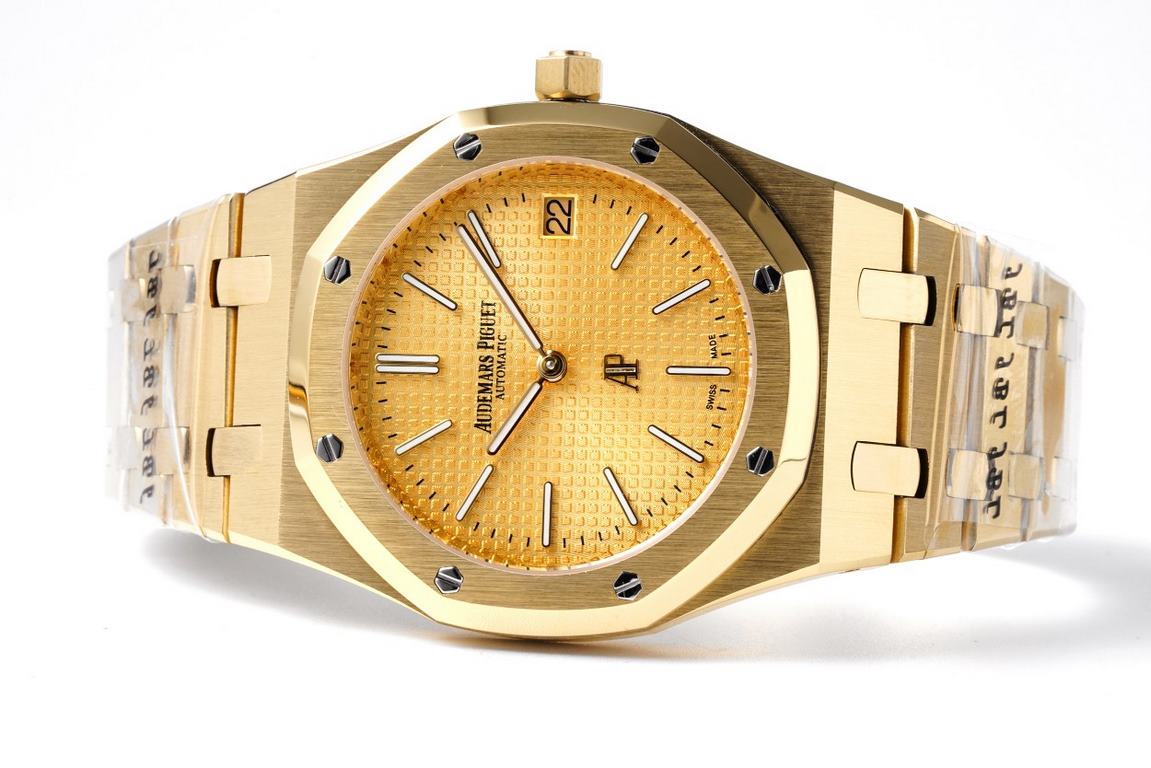 BF gives back to new and old customers by creating the most cost-effective AP Steel King - Audemars Piguet Royal Oak 15202 Collection39 mm diameter stainless steel case with dial engraved with Petite Tapisserie decorativ