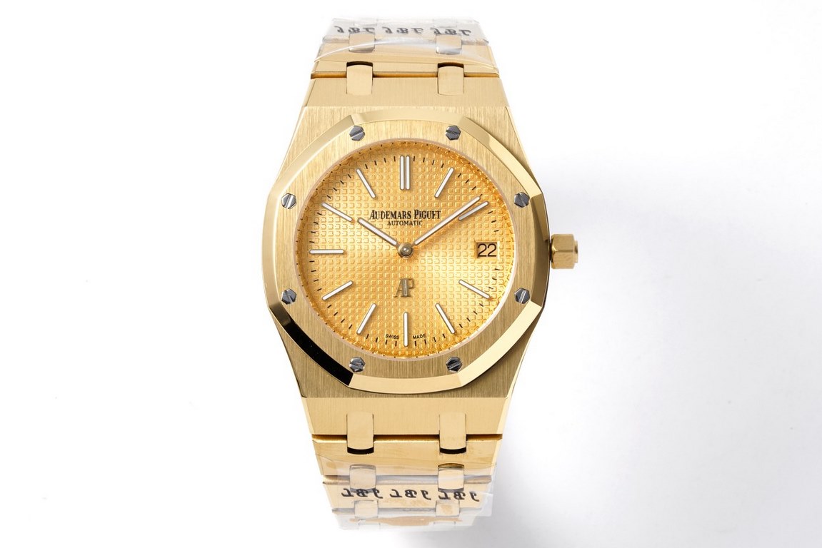 BF gives back to new and old customers by creating the most cost-effective AP Steel King - Audemars Piguet Royal Oak 15202 Collection39 mm diameter stainless steel case with dial engraved with Petite Tapisserie decorativ