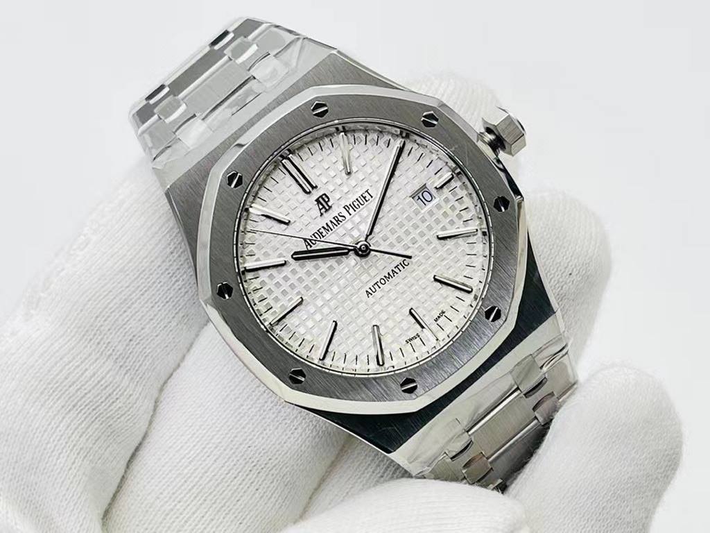 ZF Factory's highest version Audemars Piguet Royal Oak 15400.V2 - shocking online upgraded movement shock absorbers to Inga-Barlow shock absorbers, consistent with the original - redefining the strongest version! [Techni