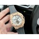 The same Audemars Piguet - Audemars Piguet   Royal Oak Offshore Collection Anti-glare treatment mineral glass Size 42mm  14mm , waterproof tape with AP lettering original pin buckle Fully automatic mechanical movement , 