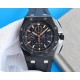 V2 version ceramic bezel   version     Audemars Piguet Royal Oak Offshore Limited Edition Multifunctional Chronograph Mechanical Watch V2 version upgraded calendar fonts, upgraded ceramic bezel, size 44MM17MM [bezel] bez