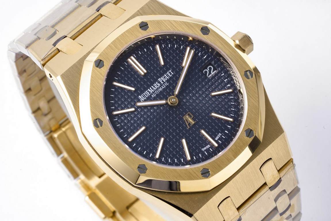 BF gives back to new and old customers by creating the most cost-effective AP Steel King - Audemars Piguet Royal Oak 15202 Collection39 mm diameter stainless steel case with dial engraved with Petite Tapisserie decorativ