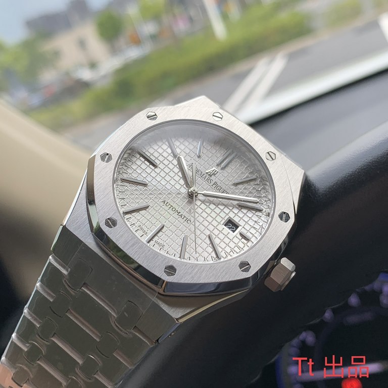 Koban WhiteWhite case, gold case.High-end Tt factory Today's main model     Audemars Piguet Royal Oak 15500 - a powerful interpretation of the reigning steel king! The original molded size of 41X12mm is the same as the o