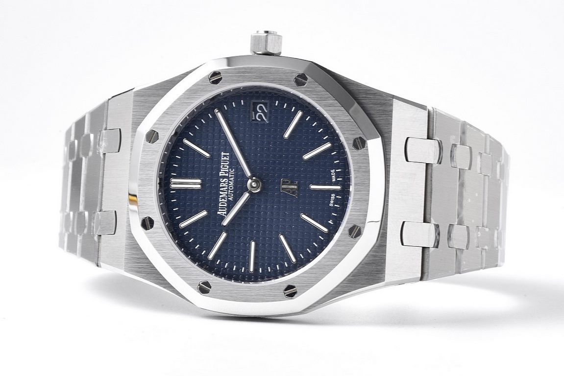 BF gives back to new and old customers by creating the most cost-effective AP Steel King - Audemars Piguet Royal Oak 15202 Collection39 mm diameter stainless steel case with dial engraved with Petite Tapisserie decorativ