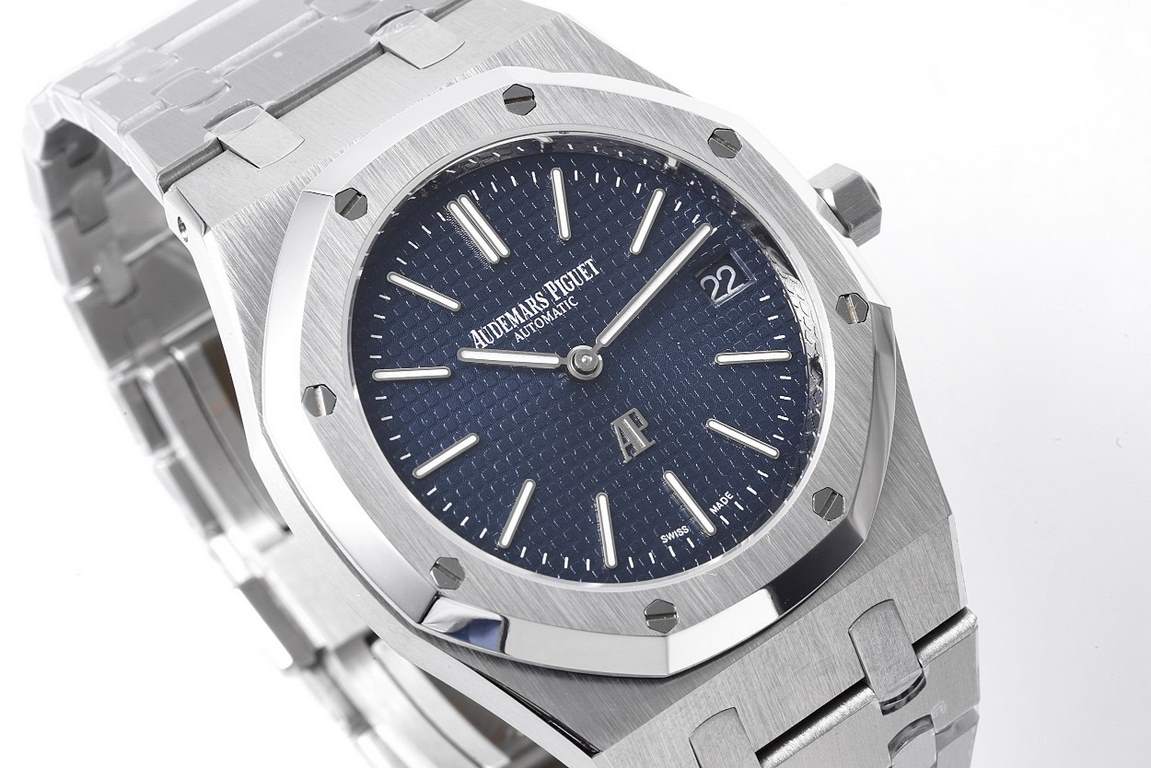 BF gives back to new and old customers by creating the most cost-effective AP Steel King - Audemars Piguet Royal Oak 15202 Collection39 mm diameter stainless steel case with dial engraved with Petite Tapisserie decorativ