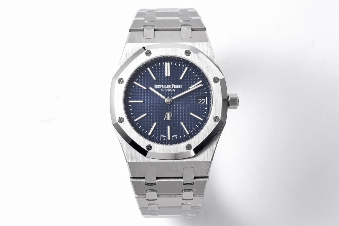 BF gives back to new and old customers by creating the most cost-effective AP Steel King - Audemars Piguet Royal Oak 15202 Collection39 mm diameter stainless steel case with dial engraved with Petite Tapisserie decorativ