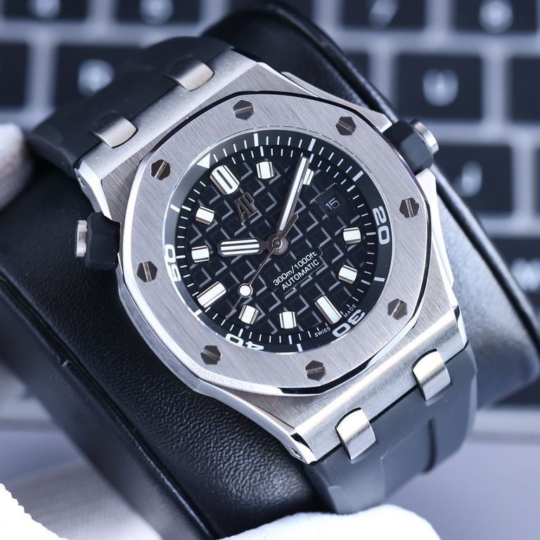 Audemars Piguet Audemars Piguet 15710ST.OO.A002CA.01 Royal Oak Offshore Men's Mechanical Wristwatch Size 42MM14MM with replica   original Cal.3 1 2  0  automatic mechanical movement anti-glare treatment sapphire   crysta