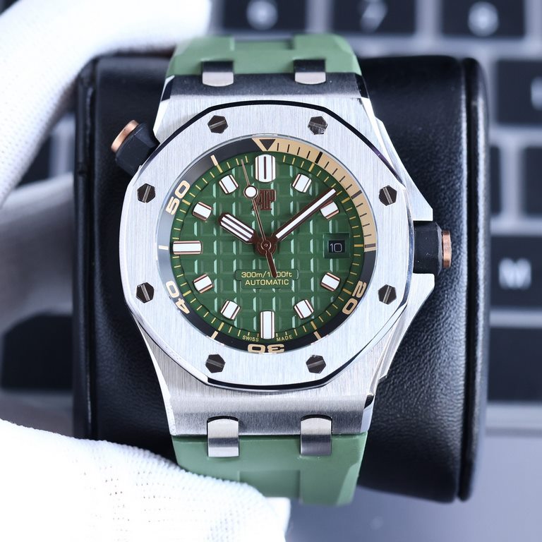 Audemars Piguet Audemars Piguet 15710ST.OO.A002CA.01 Royal Oak Offshore Men's Mechanical Wristwatch Size 42MM14MM with replica   original Cal.3 1 2  0  automatic mechanical movement anti-glare treatment sapphire   crysta