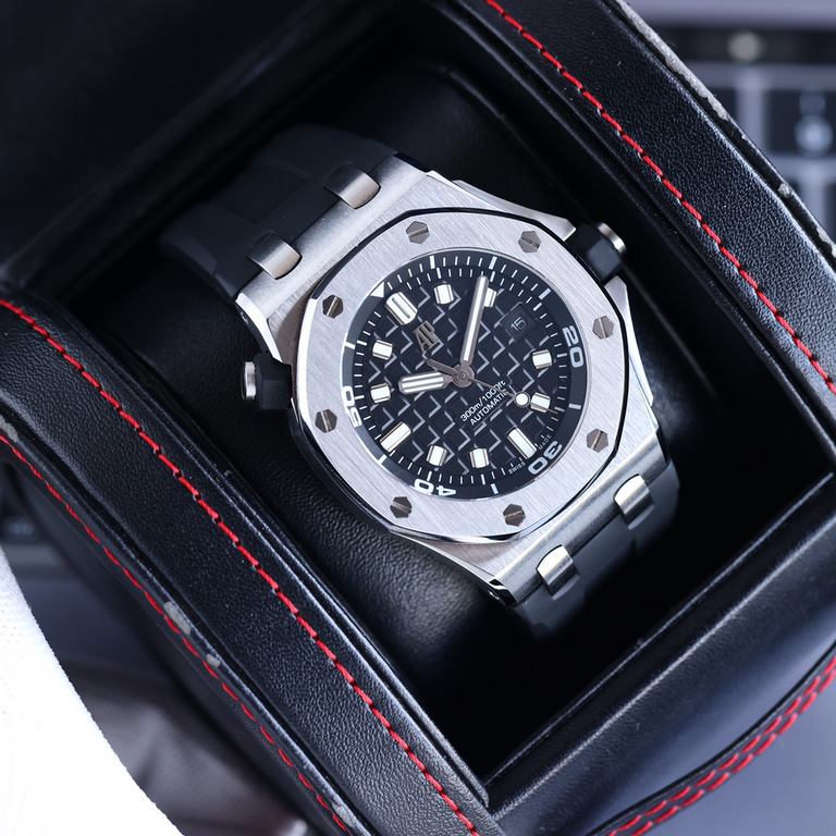 Audemars Piguet Audemars Piguet 15710ST.OO.A002CA.01 Royal Oak Offshore Men's Mechanical Wristwatch Size 42MM14MM with replica   original Cal.3 1 2  0  automatic mechanical movement anti-glare treatment sapphire   crysta