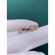 Bvl Narrow Snake Bone Ring, Narrow Diamond-Free Narrow Between Diamonds Customized Version Actual Photos