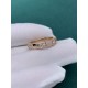 Bvl Narrow Snake Bone Ring, Narrow Diamond-Free Narrow Between Diamonds Customized Version Actual Photos