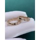 Bvl Narrow Snake Bone Ring, Narrow Diamond-Free Narrow Between Diamonds Customized Version Actual Photos