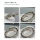 V gold material (yardage 5678) Bvlgari senior narrow version full of diamond snake ring   has always been this style is very difficult to do, the market ordinary version of the details of the part of the throw are not in