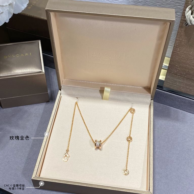 V Gold Material.  CNC authentic open version, fine engraving and plated with micronized gold, Bvlgari Seiko CNC small savage waist necklace, high version of the shipment     perfect replica of the authentic To the rhythm