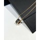 Bv Zero1 Collection Matte Black Ceramic Necklace 53～58cmMade of v gold, fine craftsmanship, perfect details, lasting color!One of the right version of the series, enough into the genuine development, recognize the exclus