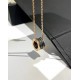 Bv Zero1 Collection Matte Black Ceramic Necklace 53～58cmMade of v gold, fine craftsmanship, perfect details, lasting color!One of the right version of the series, enough into the genuine development, recognize the exclus