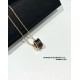 Bv Zero1 Collection Matte Black Ceramic Necklace 53～58cmMade of v gold, fine craftsmanship, perfect details, lasting color!One of the right version of the series, enough into the genuine development, recognize the exclus