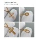 V gold material thick version of the thick chain body crafted version of the Bulgari full diamond cross necklace    all kinds of tide tide people Netroots fashion hundred match Goddess    big brands with the same   uniqu