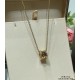 V gold CNC open Bvlgari Premium Two Side Rivet Spring Necklace, spiral part embellished with studs A necklace that is not easy to clash with the counter synchronization update with the same   BVLGARI counter counter with