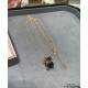 V gold material CNC genuine open version, carved and plated with micronized gold, Bvlgari senior frosted models of black ceramic necklace High version of the shipment      perfect replica of the genuine product     to th