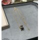 V gold material CNC genuine open version, carved and plated with micronized gold, Bvlgari senior frosted models of black ceramic necklace High version of the shipment      perfect replica of the genuine product     to th