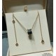 V gold material CNC genuine open version, carved and plated with micronized gold, Bvlgari senior frosted models of black ceramic necklace High version of the shipment      perfect replica of the genuine product     to th