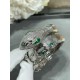 (Actual Price) Bvlgari Green Eyes Snake Bracelet in Sub-Gold Fashion High-end Bvlgari Snake Bracelet Luxury Snake Upgrade  BVLGARI Hot   Imported technology  High-carbon diamonds, the inner circle is perfect Skeletal,  M