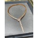 (Actual price) Made of sub-gold , non-refundable and non-exchangeable   BVLGARI - Bvlgari Haute Couture Edition Wide Snake Necklace This one is basically unknown nowadays! Bvlgari's masterpiece! The quality of workmanshi