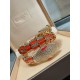 (Actual Price) Bvlgari Orange Snake Bracelet in Sub-Gold Fashion High-end Bvlgari Snake Bracelet Luxury Snake upgraded version  BVLGARI Fire   imported technology  high carbon diamonds, the inner circle is perfect Skelet