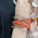 (Actual Price) Bvlgari Orange Snake Bracelet in Sub-Gold Fashion High-end Bvlgari Snake Bracelet Luxury Snake upgraded version  BVLGARI Fire   imported technology  high carbon diamonds, the inner circle is perfect Skelet