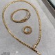 V gold High-quality crafted version Bvlgari Head and Tail Diamond Snake Necklace, True Fragrance Collection... Simple and elegant in person, beautifully priced and exquisitely crafted.