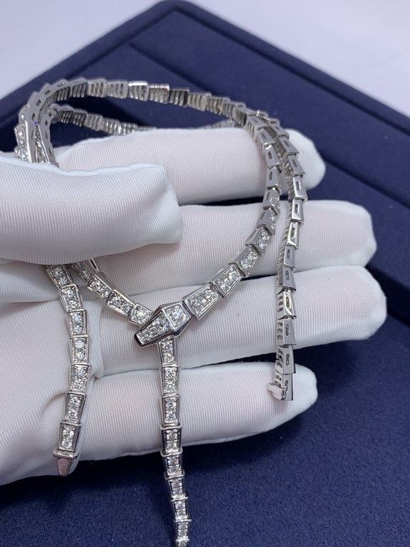 Bvl Narrow Full Diamond Snake Chain Set