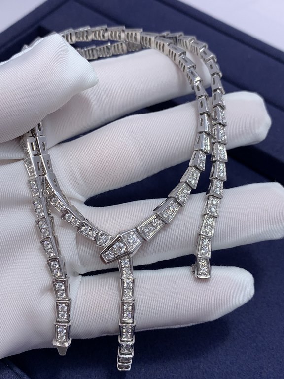 Bvl Narrow Full Diamond Snake Chain Set