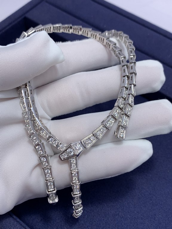 Bvl Narrow Full Diamond Snake Chain Set