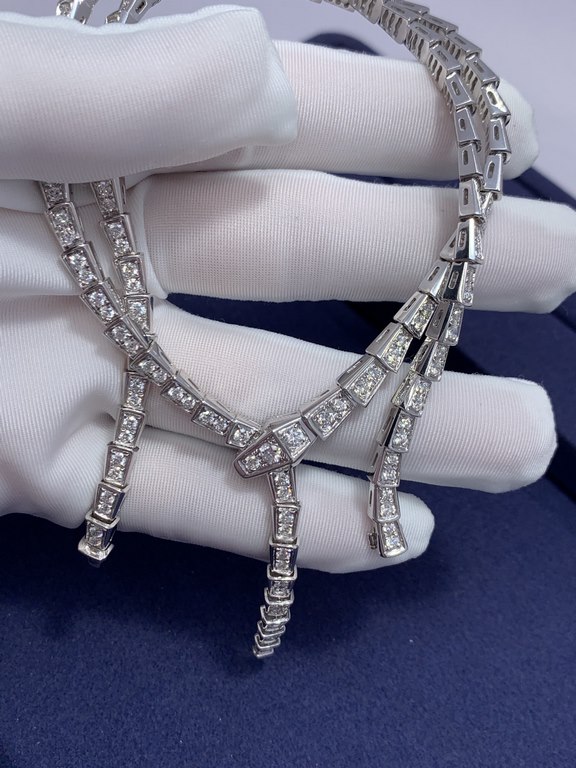 Bvl Narrow Full Diamond Snake Chain Set