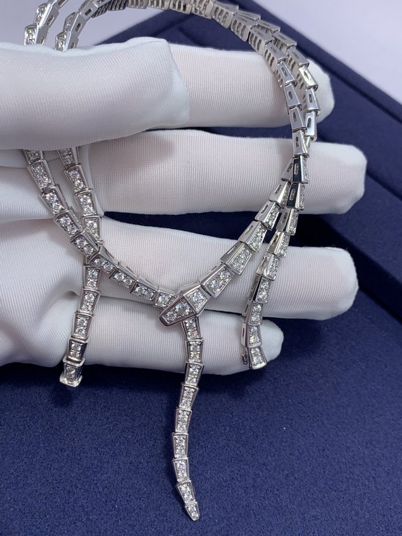 Bvl Narrow Full Diamond Snake Chain Set