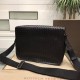 Woven Crossbody Bag Imported Italian Tire Cowhide Leather Pure Hand-Woven Fashionable and Practical  Highest Quality on the Net Small Size 311225cm