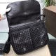 Woven Crossbody Bag Imported Italian Tire Cowhide Leather Pure Hand-Woven Fashionable and Practical  Highest Quality on the Net Small Size 311225cm