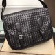 Woven Crossbody Bag Imported Italian Tire Cowhide Leather Pure Hand-Woven Fashionable and Practical  Highest Quality on the Net Small Size 311225cm