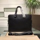 Woven briefcase Imported fetal cowhide leather hand-woven Zipper closureHighest quality on the net Size 39729cm