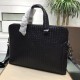 Woven briefcase Imported fetal cowhide leather hand-woven Zipper closureHighest quality on the net Size 39729cm