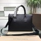 Woven briefcase Imported fetal cowhide leather hand-woven Zipper closureHighest quality on the net Size 39926cm