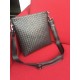 Original Italian top quality fetal cowhide leather New woven embellished crossbody bag   Urbandoc style with novel Micro-Macro craftsmanship design with meticulous attention to detail, presenting shaped and colorful diam