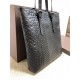 New Crafted Men's Tote Bag   Urbandoc style with novel Micro-Macro crafted design with meticulous attention to detail, presenting shapely rhombic intrecciato triple crafted weave. Meticulously crafted in supple, supple f