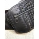 New Crafted Fort Studded Chest Bag   Urbandoc style with novel Micro-Macro crafted design with meticulous attention to detail, presenting a shapely lozenge intrecciato weave pattern. Meticulously crafted in supple fetal 