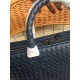 Pure Tire Cow Navy Blue Briefcase 40.5x29x6