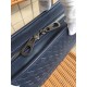 Pure Tire Cow Navy Blue Briefcase 40.5x29x6