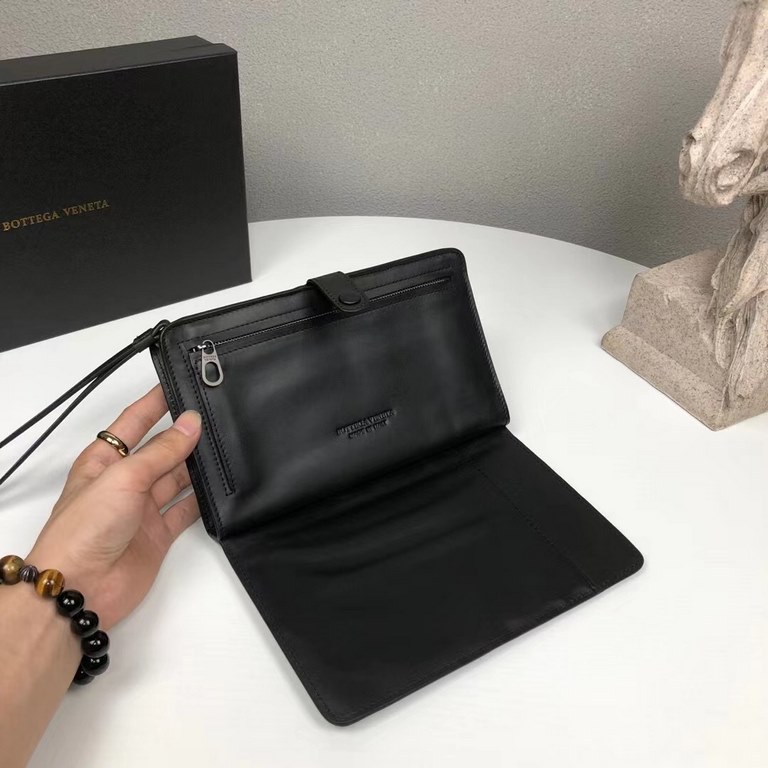 [With box] BV multifunctional clutch bag top waxed cowhide, unique design style perfect to the extreme! Let fashion become endless [strong] [strong] that texture and [victory] that handmade impeccable, unique it, the atm