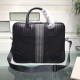 Briefcase Original imported cowhide leather Extremely soft Classic hand-woven Showing craftsmanship Double zipper pocket Large capacity Practical size 40830cm