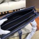 Woven Briefcase Imported Tire Cowhide Leather Pure Hand-Woven Zipper ClosureSize 38829cm